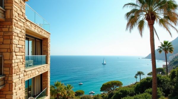 Appartements vue mer face à la Baie des Anges